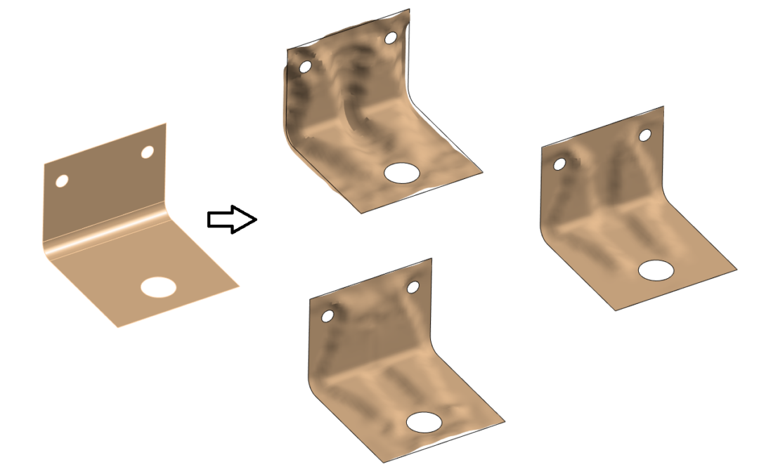 Topography Optimization to Increase Stiffness